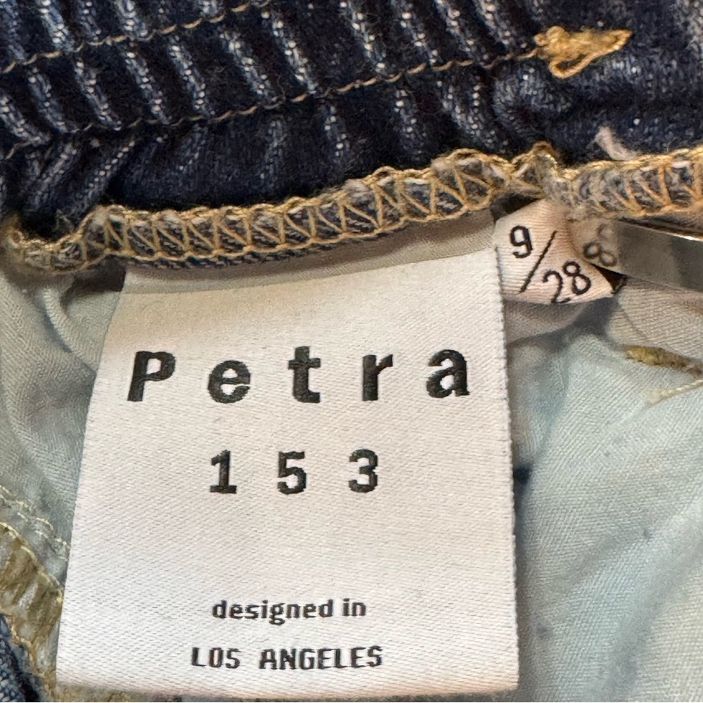NWT PETRA153 High-Rise Paper-Bag Retro Jeans 100% Cotton (9/28) - Picture 6 of 16